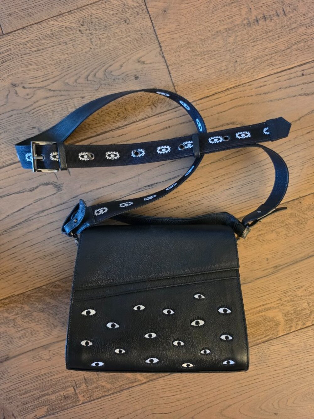 Min & Mon crossbody bag Mini Anastasio All Over Eyes